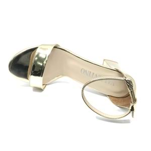 Kocamanlar Orta Topuk Tek Bant Kadın Topuklu Ayakkabı