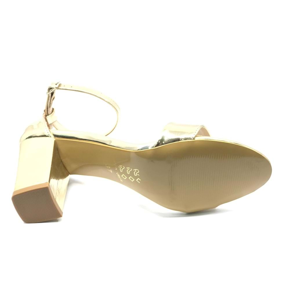 Kocamanlar Orta Topuk Tek Bant Kadın Topuklu Ayakkabı