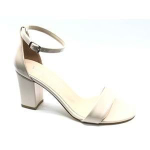 Kocamanlar Orta Topuk Tek Bant Kadın Topuklu Ayakkabı