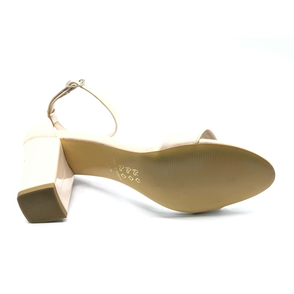 Kocamanlar Orta Topuk Tek Bant Kadın Topuklu Ayakkabı