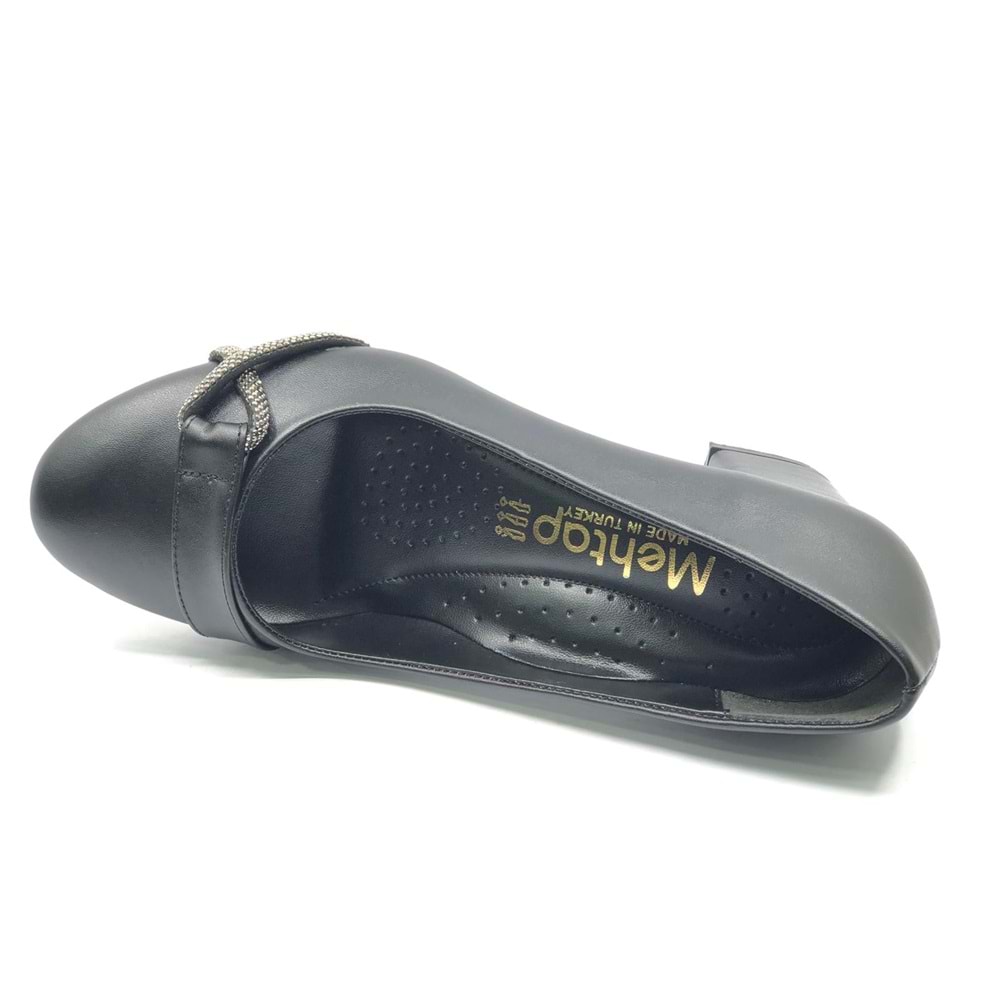 Mehtap Şerit Taşlı Klasik Kadın Topuklu Ayakkabı