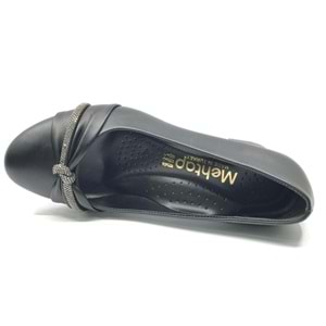 Mehtap Şerit Düğüm Taşlı Klasik Kadın Topuklu Ayakkabı