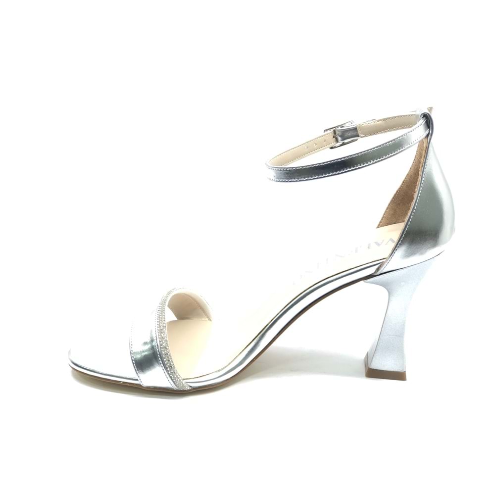 İremsu Şerit Taşlı Detaylı Topuklu Kadın Abiye Ayakkabı