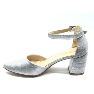 İremsu Çupra Saten Detaylı 5 Cm Topuklu Stiletto Kadın Topuklu Ayakkabı