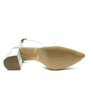 İremsu Çupra Saten Detaylı 5 Cm Topuklu Stiletto Kadın Topuklu Ayakkabı