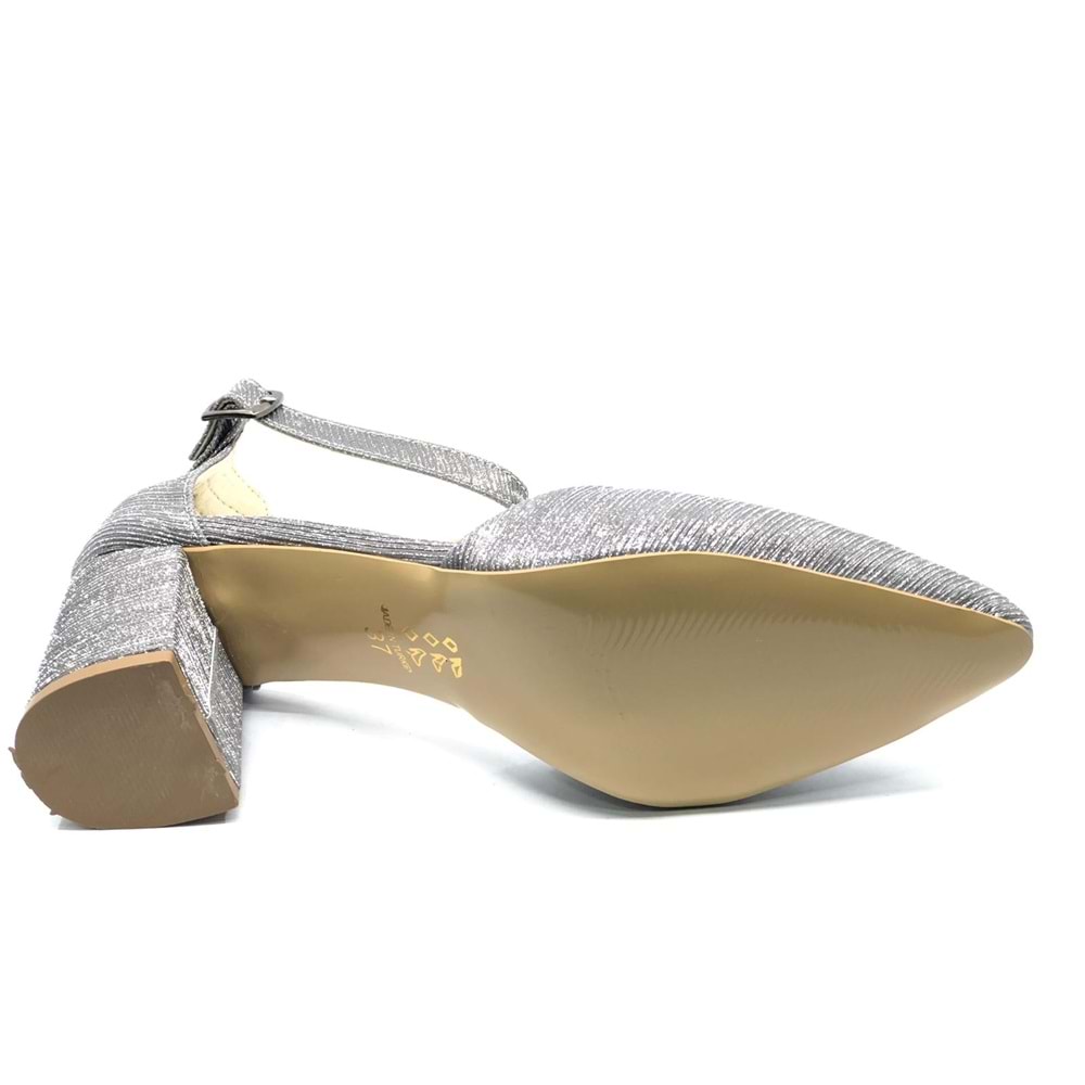 İremsu Çupra Saten Detaylı 5 Cm Topuklu Stiletto Kadın Topuklu Ayakkabı