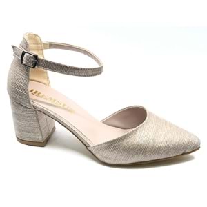 İremsu Çupra Saten Detaylı 5 Cm Topuklu Stiletto Kadın Topuklu Ayakkabı