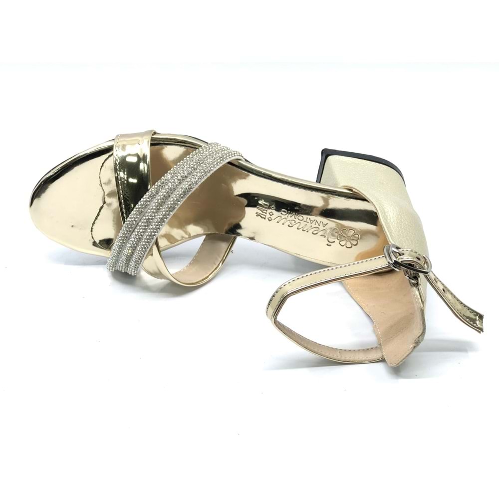 İremsu 2727 Kız Çocuk Abiye Taşlı Topuklu Ayakkabı