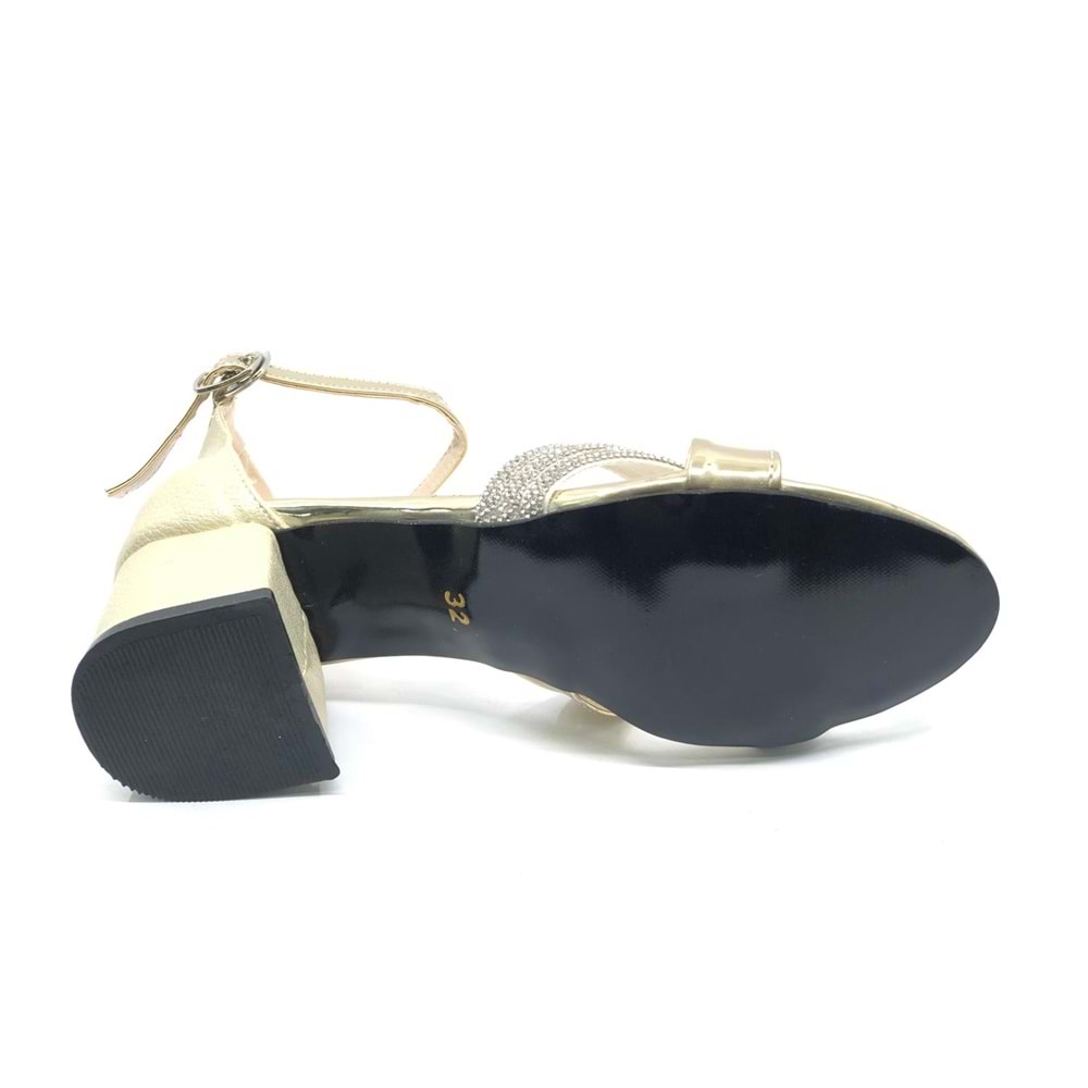 İremsu 2727 Kız Çocuk Abiye Taşlı Topuklu Ayakkabı