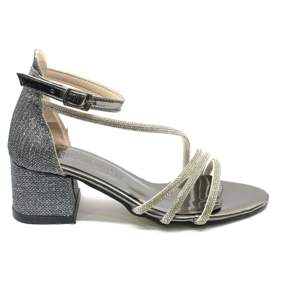 İremsu 9634111 Kız Çocuk Abiye Taşlı Topuklu Ayakkabı