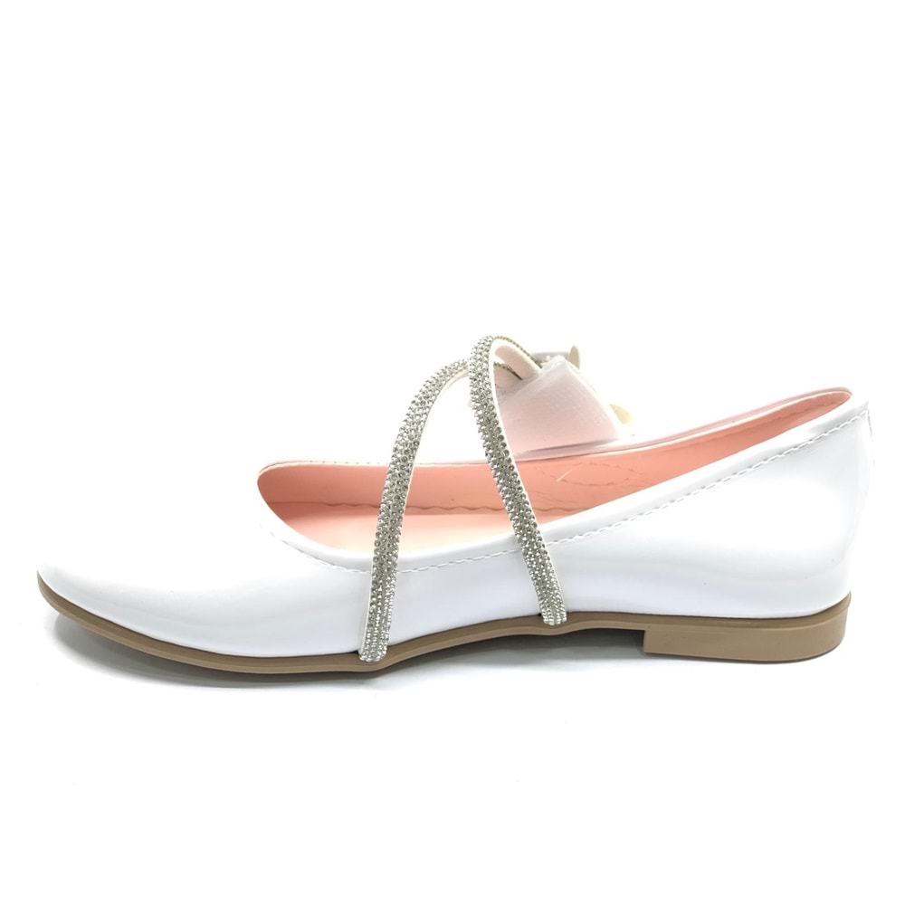 İremsu 1323365 Kız Çocuk Abiye Taşlı Babet Ayakkabı