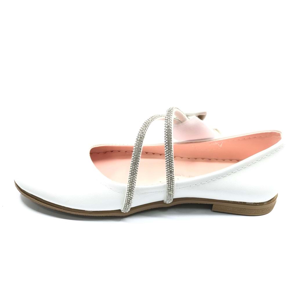 İremsu 1323365 Kız Çocuk Abiye Taşlı Babet Ayakkabı