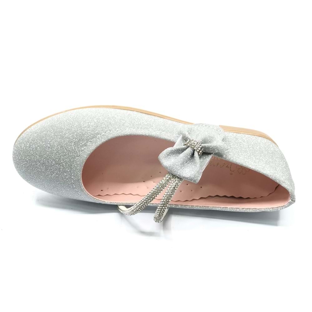 İremsu 1323365 Kız Çocuk Abiye Taşlı Babet Ayakkabı