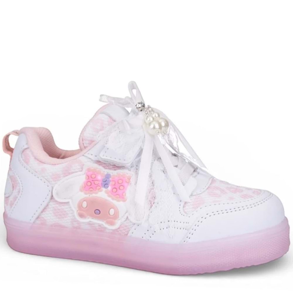 Kocamanlar Kuromi Işıklı Ortopedik Çocuk Spor Ayakkabı