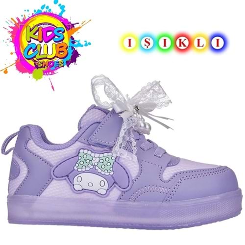 Kocamanlar Kuromi Işıklı Ortopedik Çocuk Spor Ayakkabı