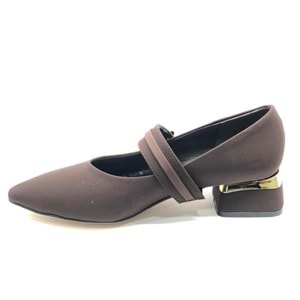 Feles Blower Detaylı Sivri Burun Topuklu Kadın Ayakkabı