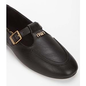 Feles Kemer Detaylı Kadın Babet Ayakkabı