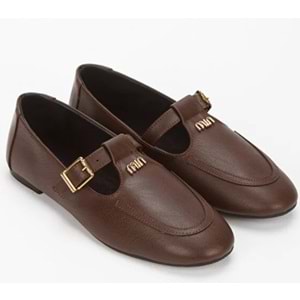 Feles Kemer Detaylı Kadın Babet Ayakkabı