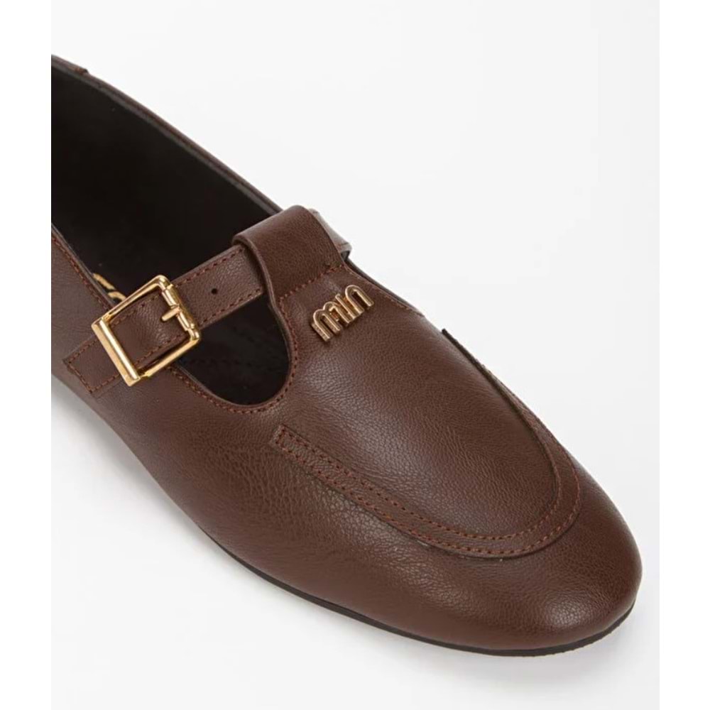 Feles Kemer Detaylı Kadın Babet Ayakkabı