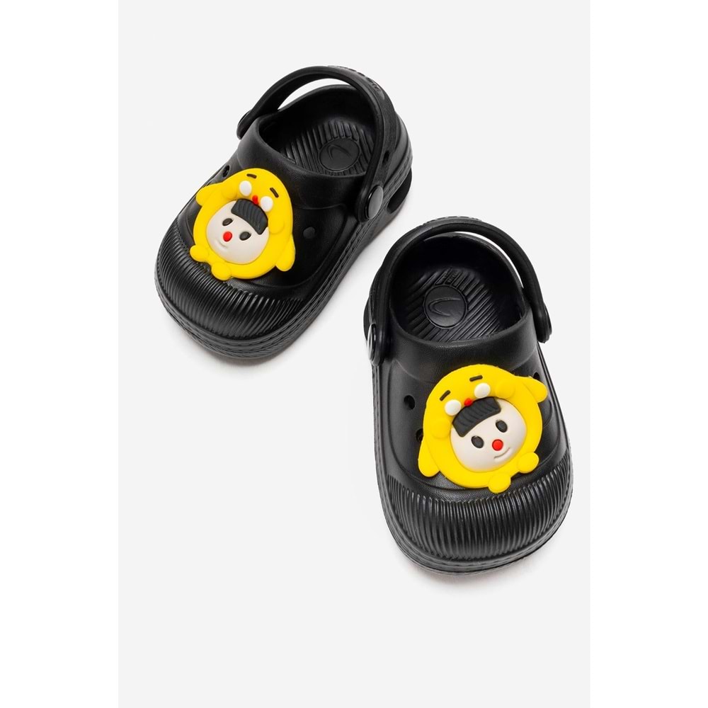 Kocamanlar 2316 Işıklı Emojili Sabo Günlük Terlik Unisex Çocuk Terlik