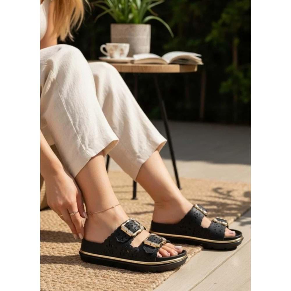 Kocamanlar E490 Ortapedik Kadın Terlik