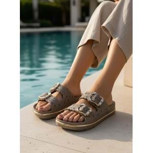 Kocamanlar E490 Ortapedik Kadın Terlik