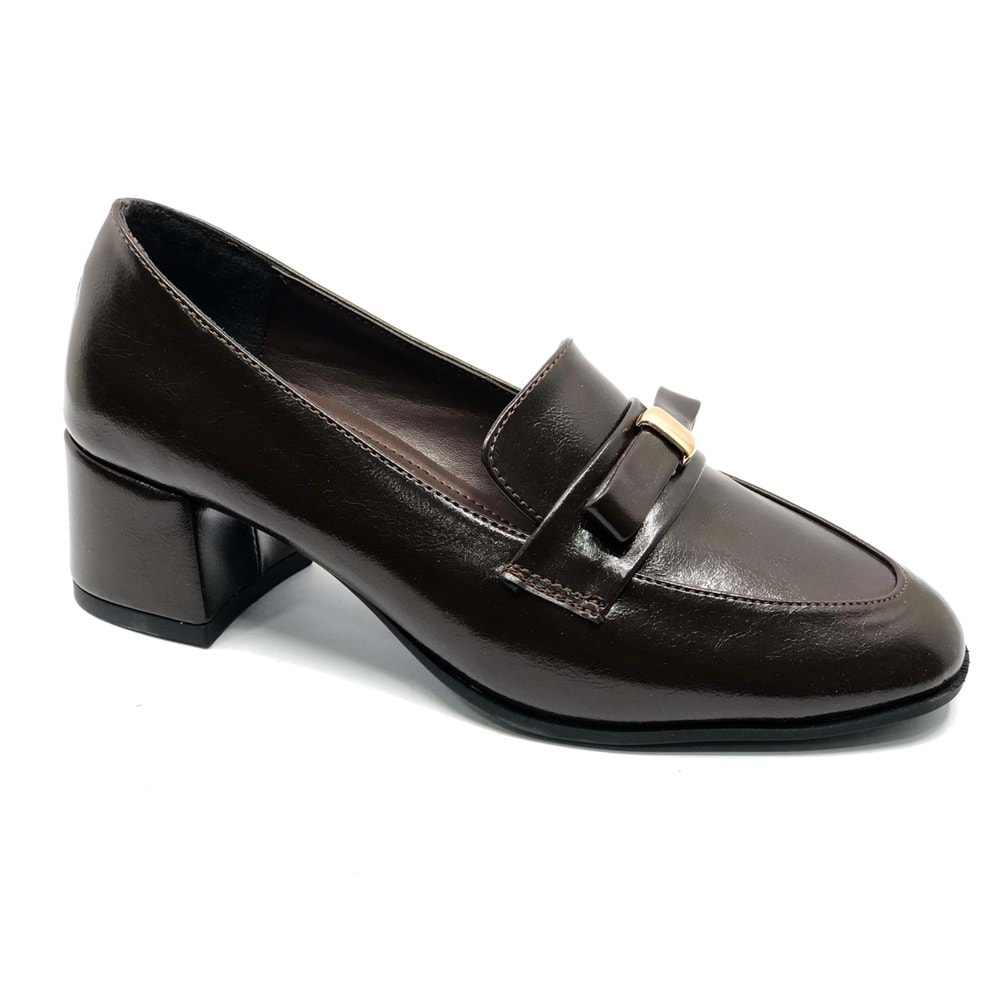 Feles Kurdela Detaylı Klasik Topuklu Kadın Ayakkabı