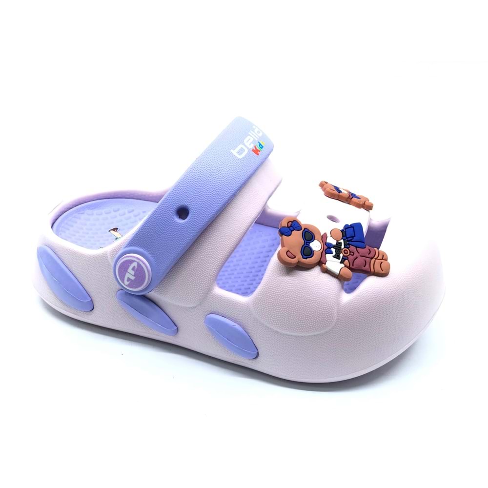 Kocamanlar E477 Hafif Rahat Taban Okul Kreş Havuz Günlük Unisex Çocuk Terlik