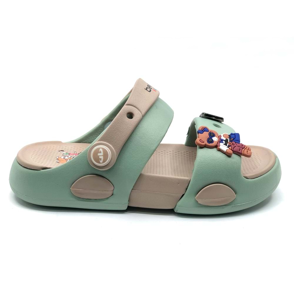 Kocamanlar E482 Hafif Rahat Taban Okul Kreş Havuz Günlük Unisex Çocuk Terlik