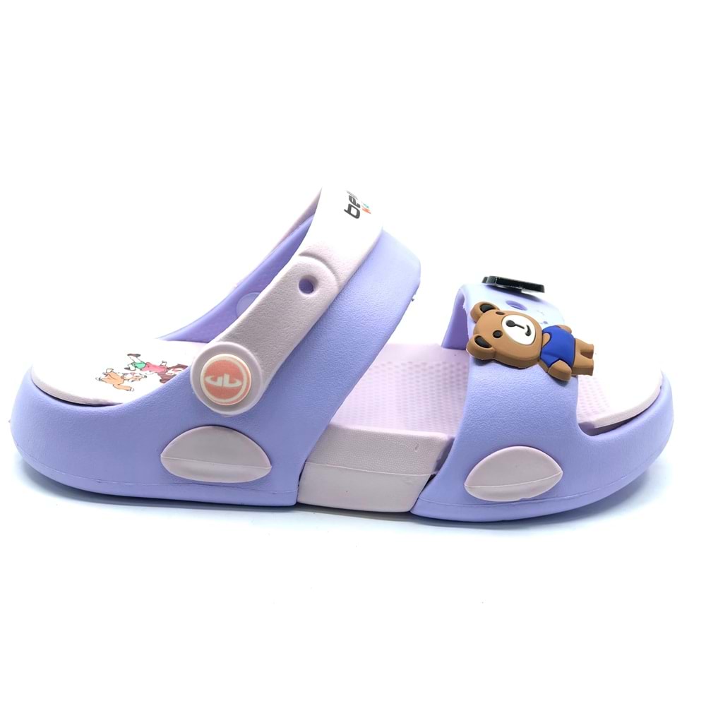 Kocamanlar E482 Hafif Rahat Taban Okul Kreş Havuz Günlük Unisex Çocuk Terlik