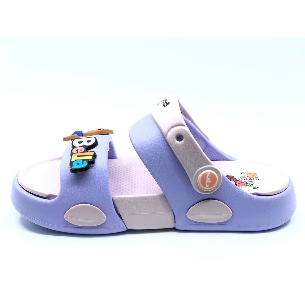 Kocamanlar E482 Hafif Rahat Taban Okul Kreş Havuz Günlük Unisex Çocuk Terlik