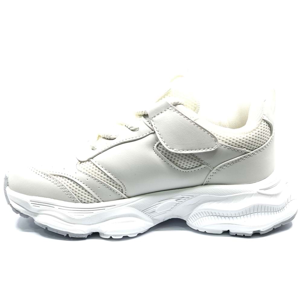 Cool Birian-26 Bağcık Görünümlü Cırt Cırtlı Sneaker Ortopedik Çocuk Spor Ayakkabı