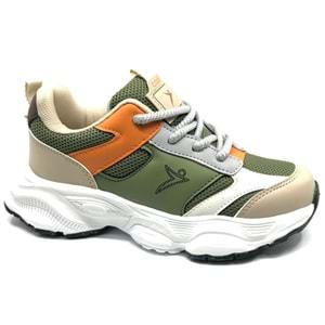 Cool Birian-26 Bağcık Görünümlü Cırt Cırtlı Sneaker Ortopedik Çocuk Spor Ayakkabı