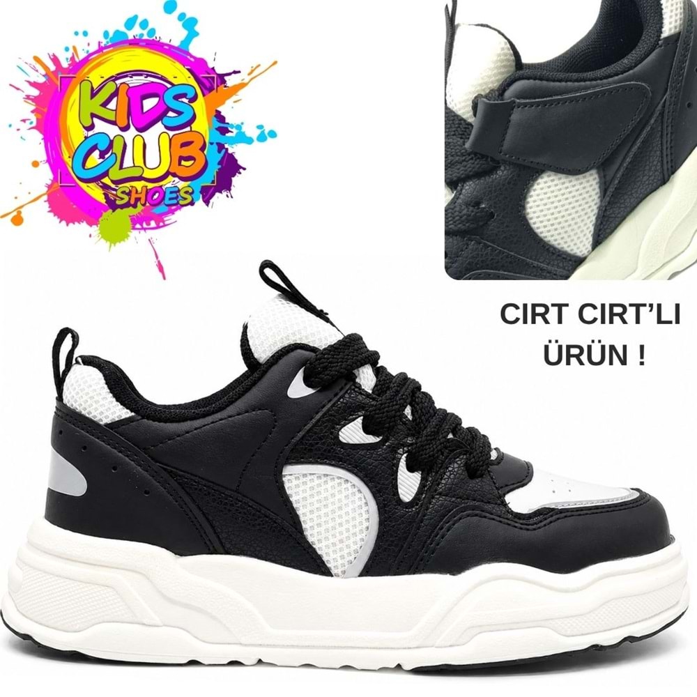 Cool Jacop Bağcık Görünümlü Cırt Cırtlı Sneaker Ortopedik Çocuk Spor Ayakkabı