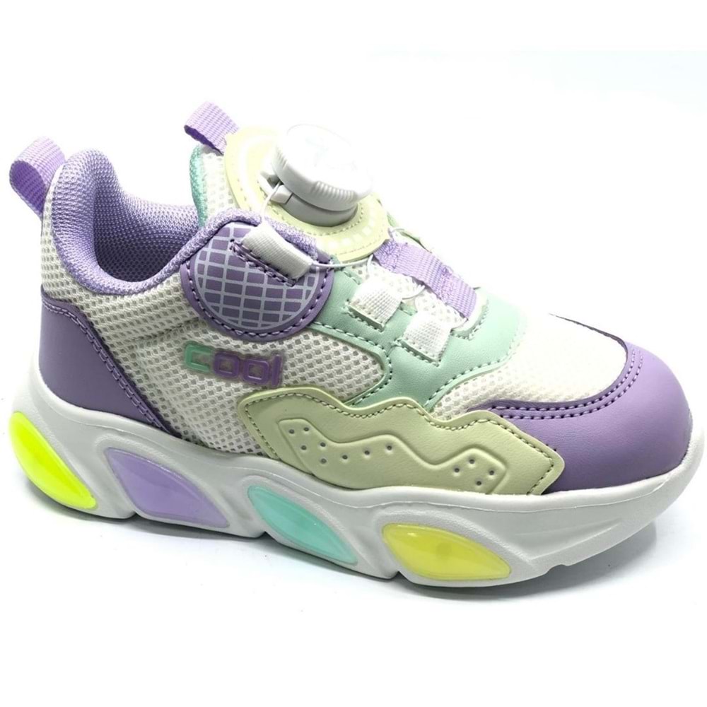 Cool Leon Akıllı Bağcıklı Işıklı Ortopedik Çocuk Spor Ayakkabı