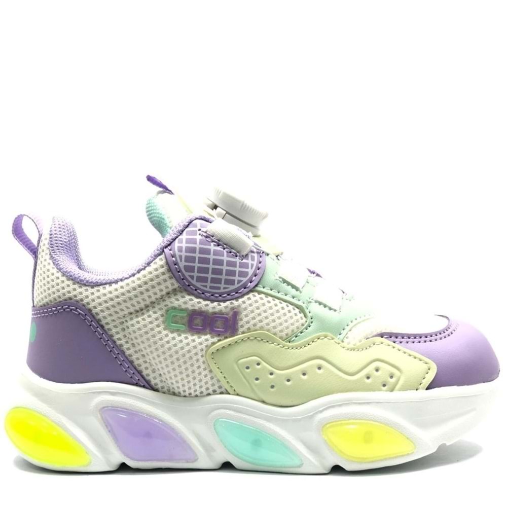 Cool Leon Akıllı Bağcıklı Işıklı Ortopedik Çocuk Spor Ayakkabı