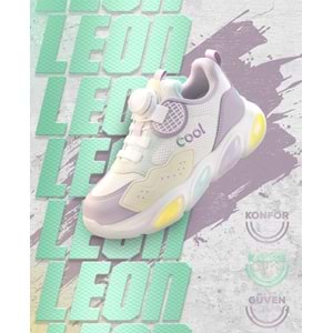 Cool Leon Akıllı Bağcıklı Işıklı Ortopedik Çocuk Spor Ayakkabı