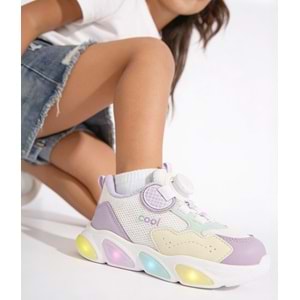 Cool Leon Akıllı Bağcıklı Işıklı Ortopedik Çocuk Spor Ayakkabı