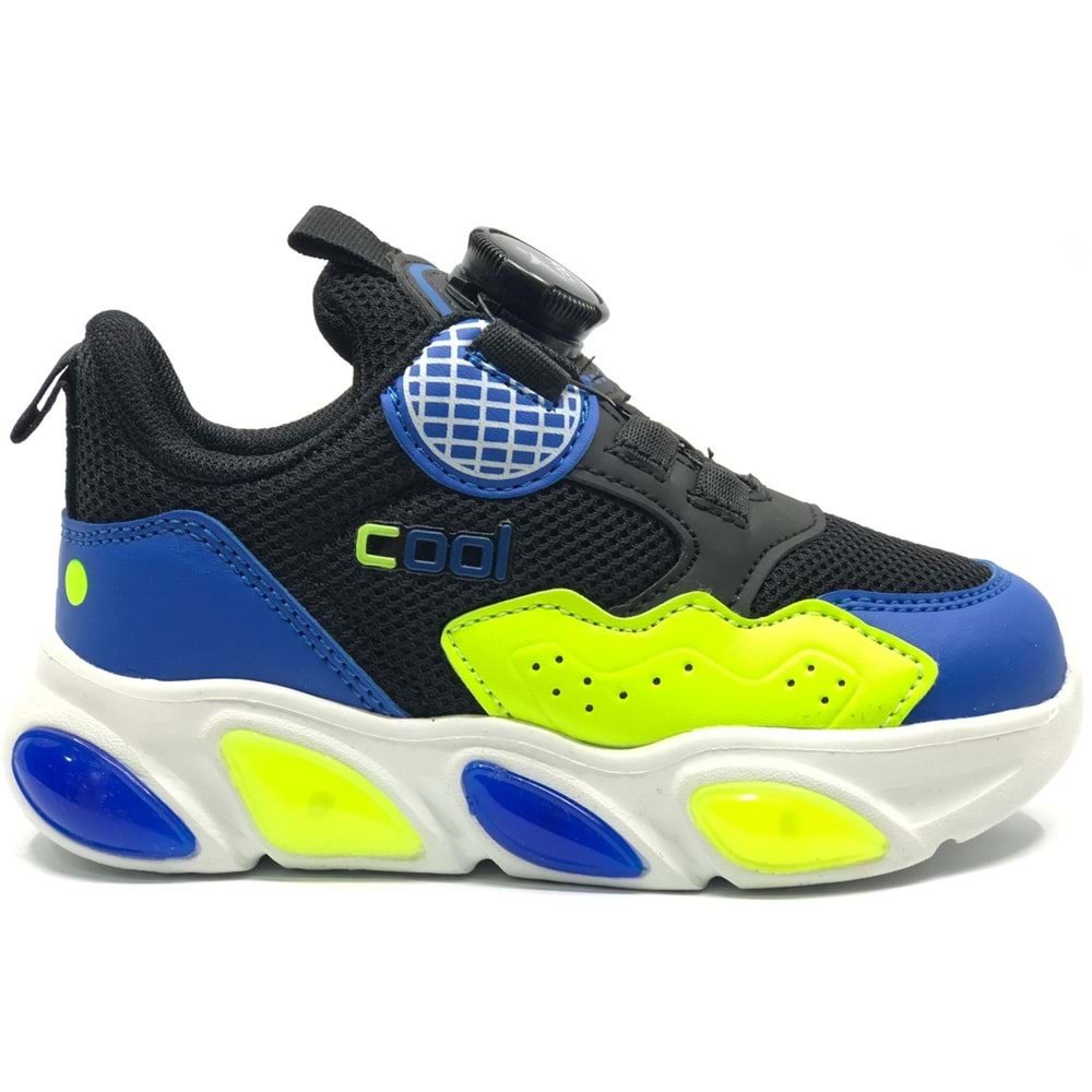 Cool Leon Akıllı Bağcıklı Işıklı Ortopedik Çocuk Spor Ayakkabı