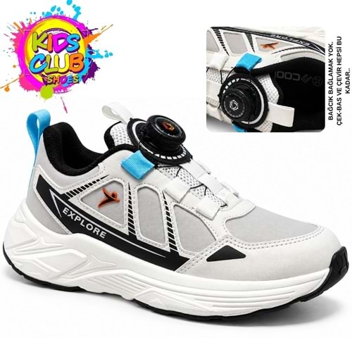 Cool Explore Akıllı Bağcıklı Ortopedik Çocuk Spor Ayakkabı